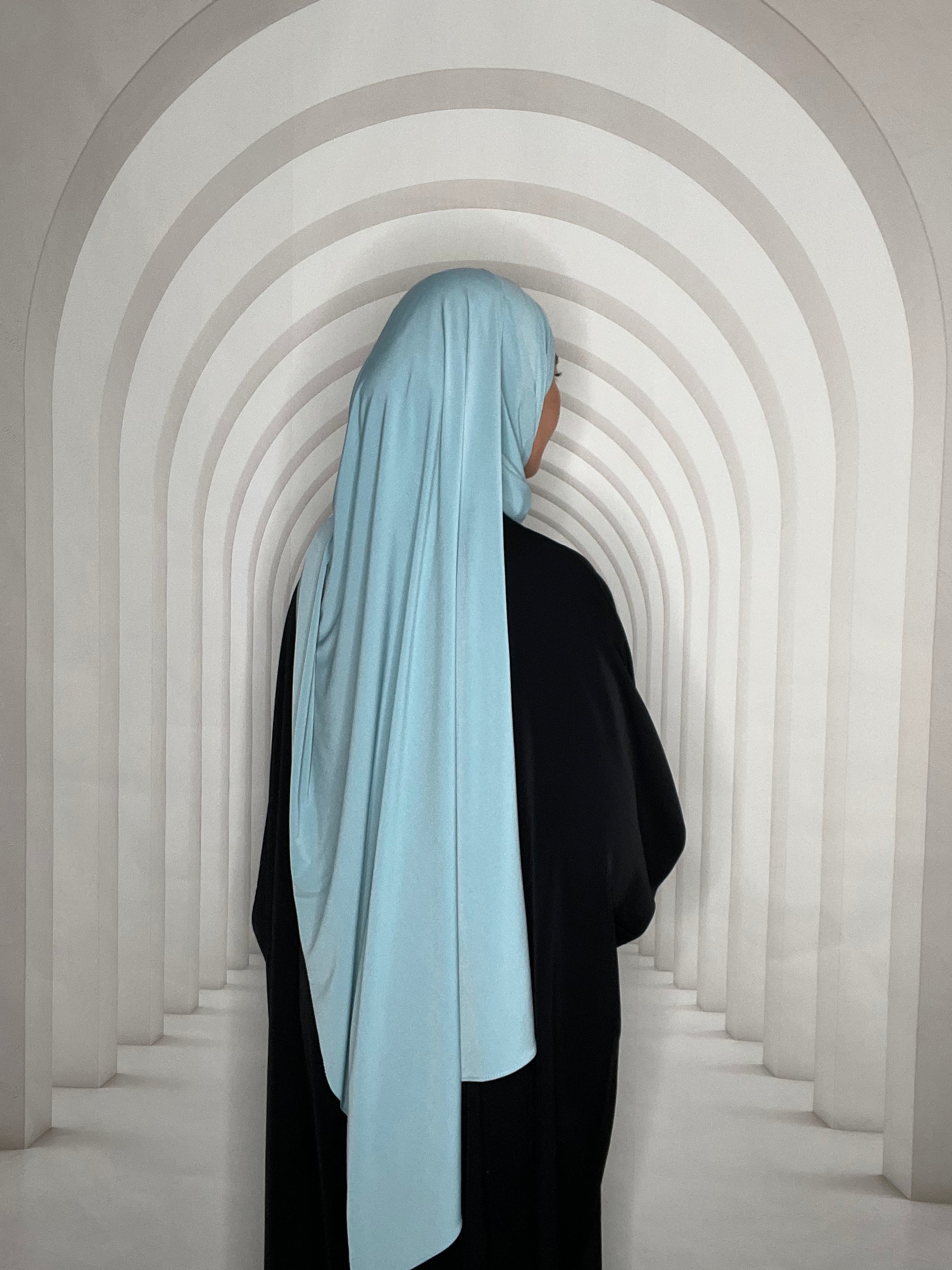 JERSEY PREMIUM LUXE SEDEF - Bleu Turquoise